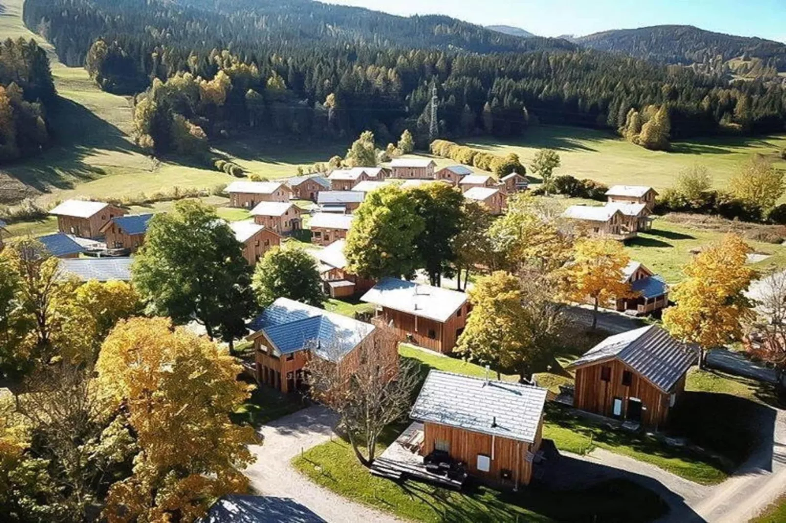 Kreischberg Chalets 56-Gebieden zomer 1km