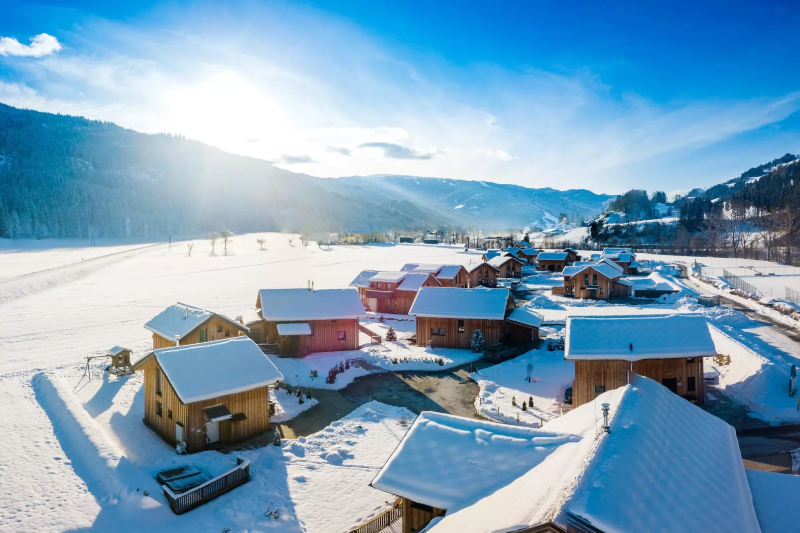 Feriendorf Murau 20-Gebied winter 1km