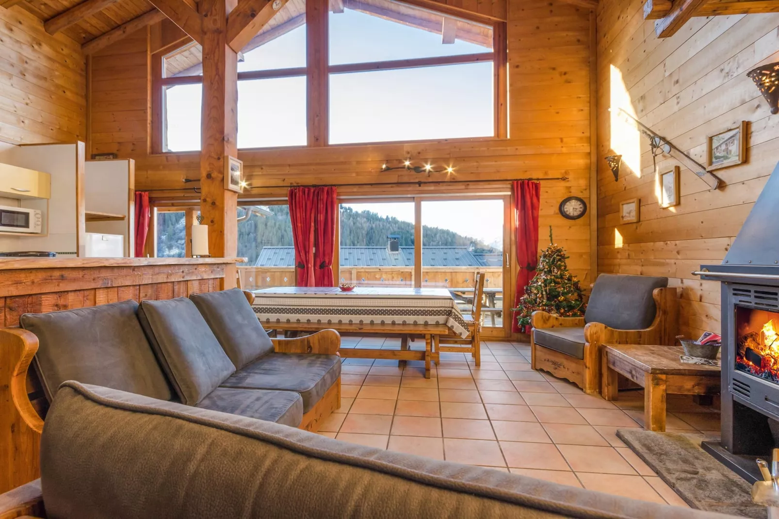 Chalet Piccola Pietra-Woonkamer