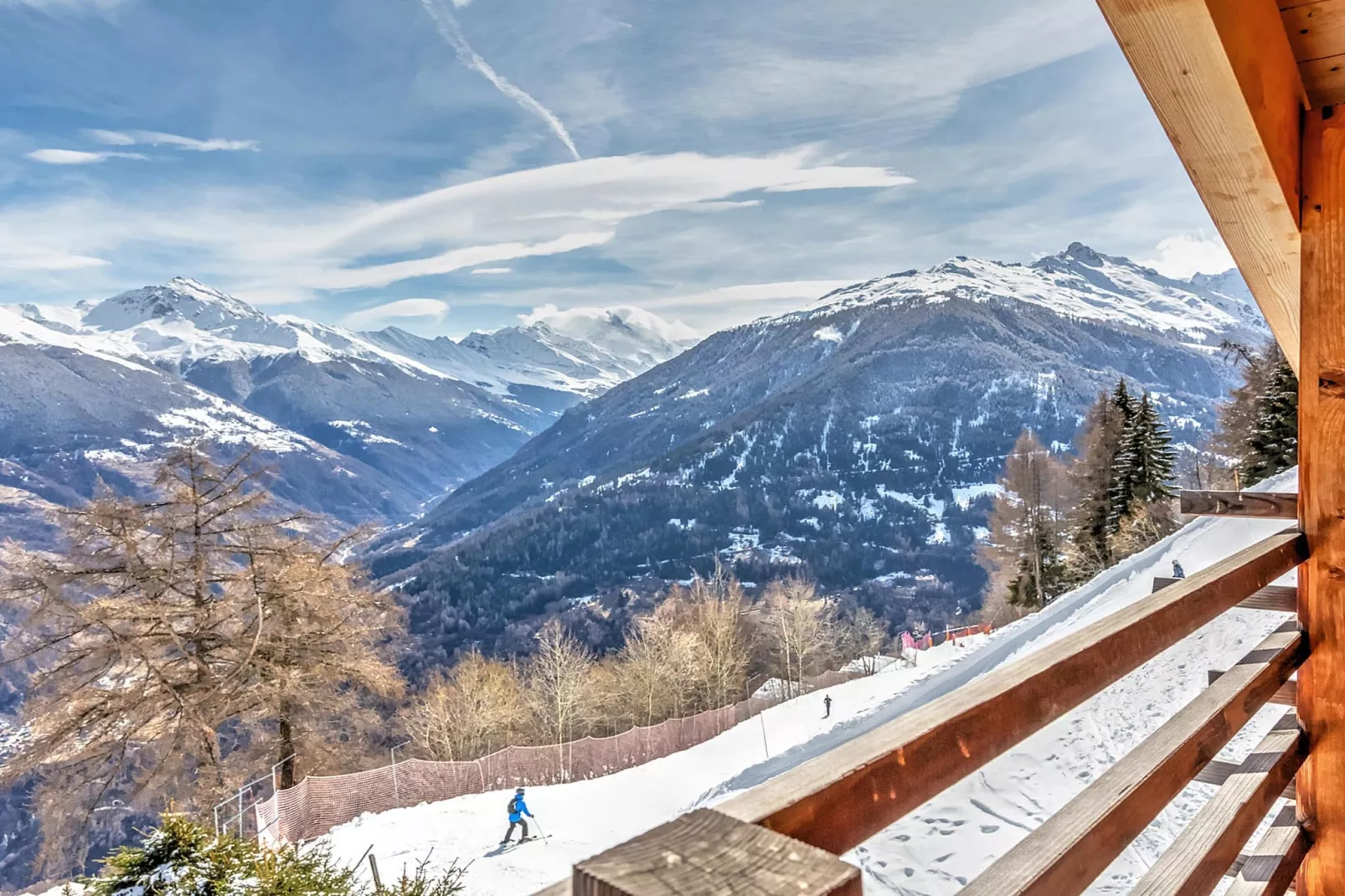 Sur Piste-Uitzicht winter