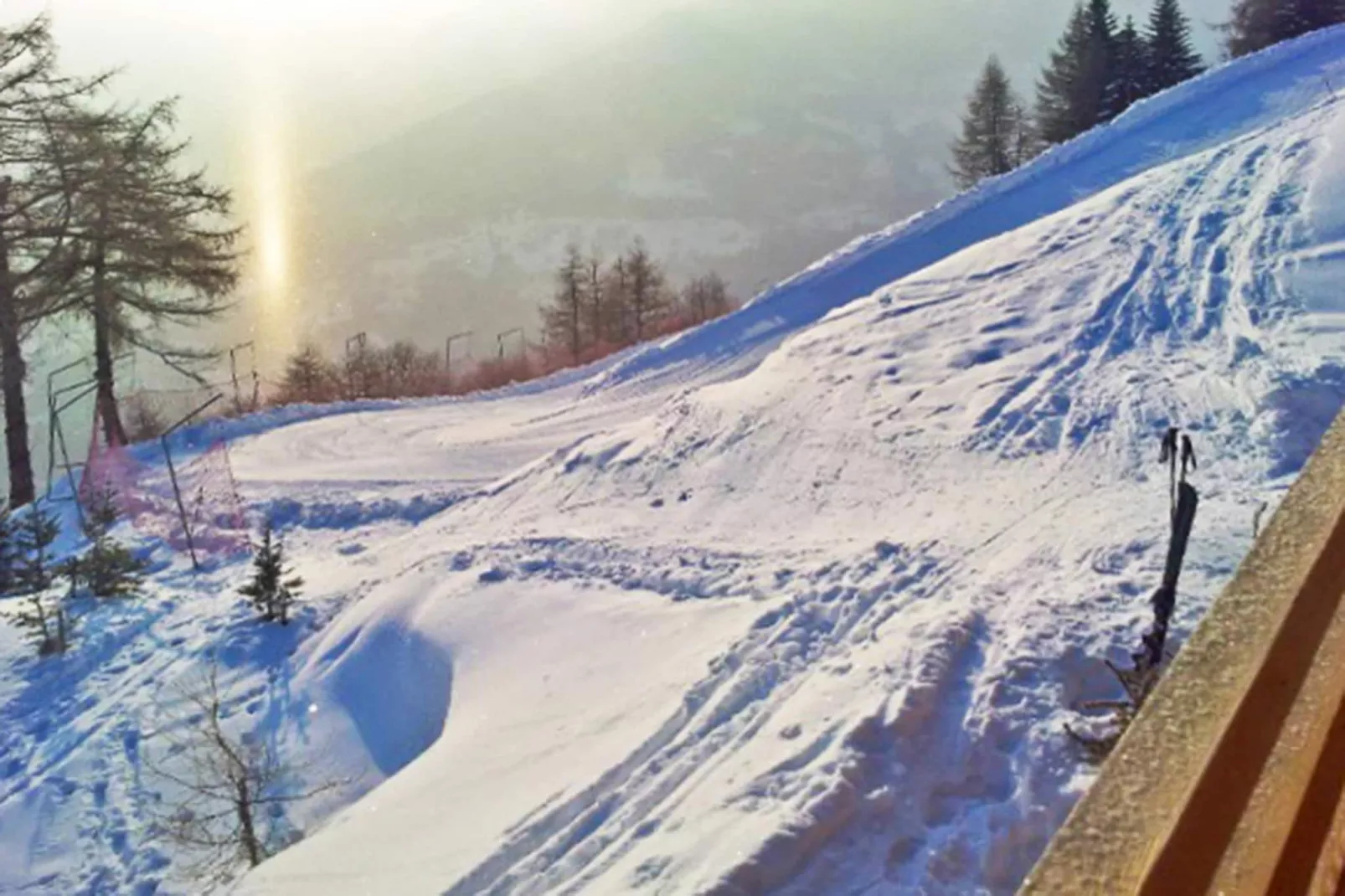 Sur Piste-Uitzicht winter