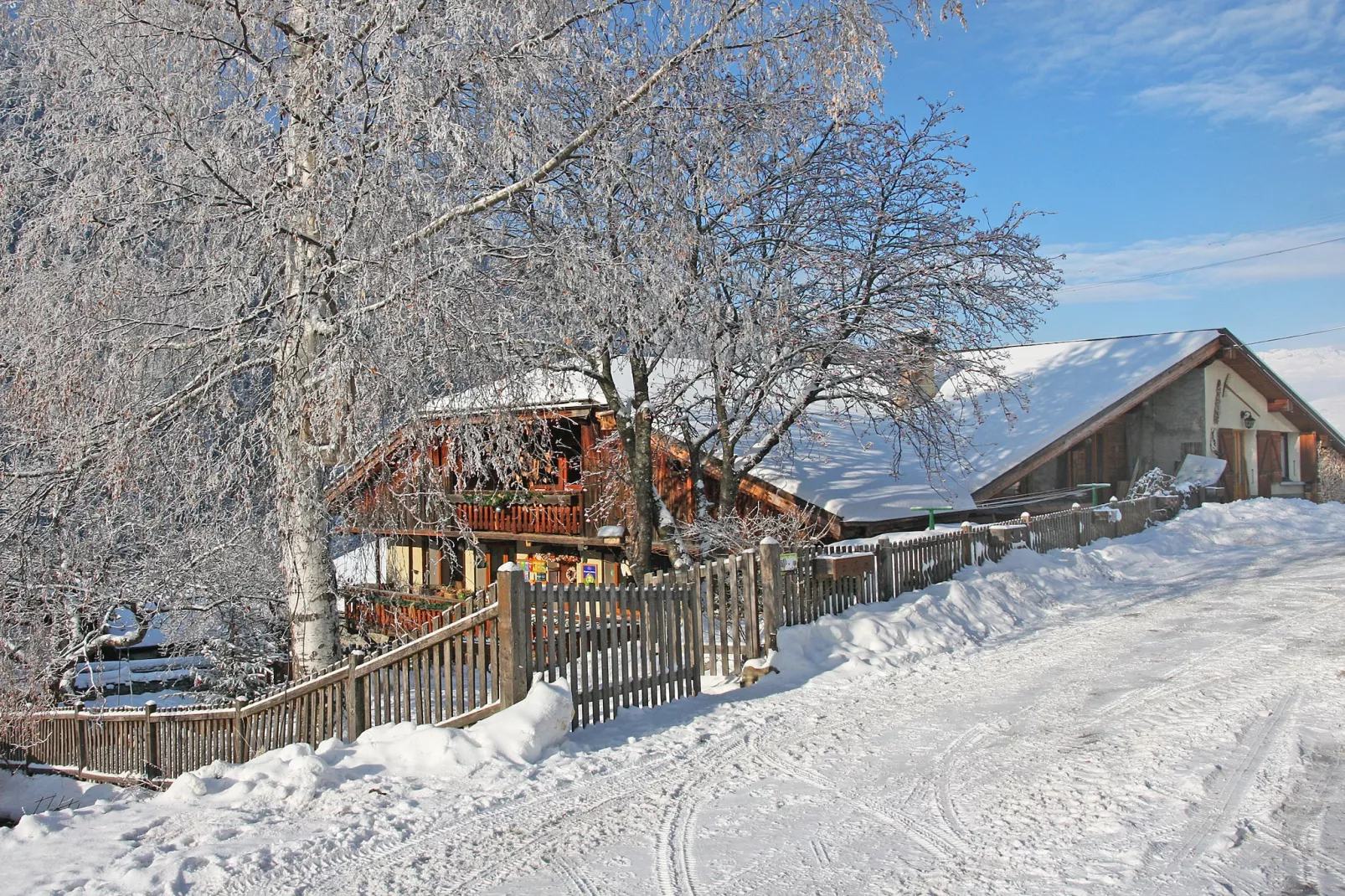 Chalet de Claude-Exterieur winter