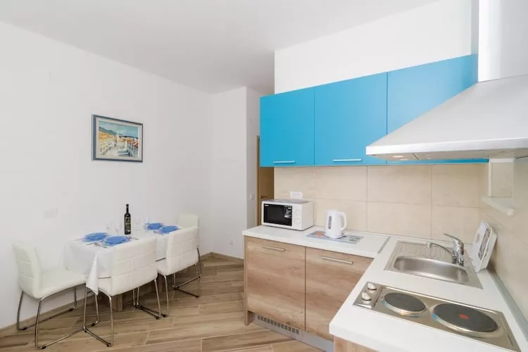 Apartments Marmo - Superior One Bedroom Apartment with Balcony and Sea View (Apartman 3)-Keuken