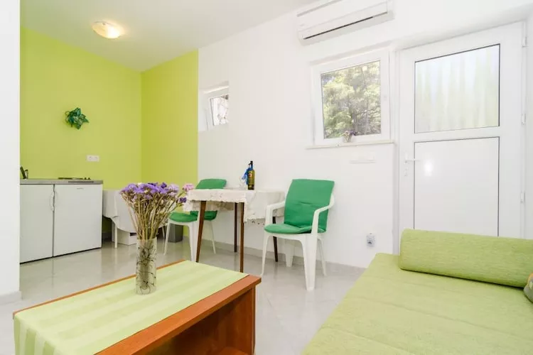 Apartments & Rooms Tapera- Standard One Bedroom Apartment with Terrace and Garden View ( ZELENI 2 )-Keuken