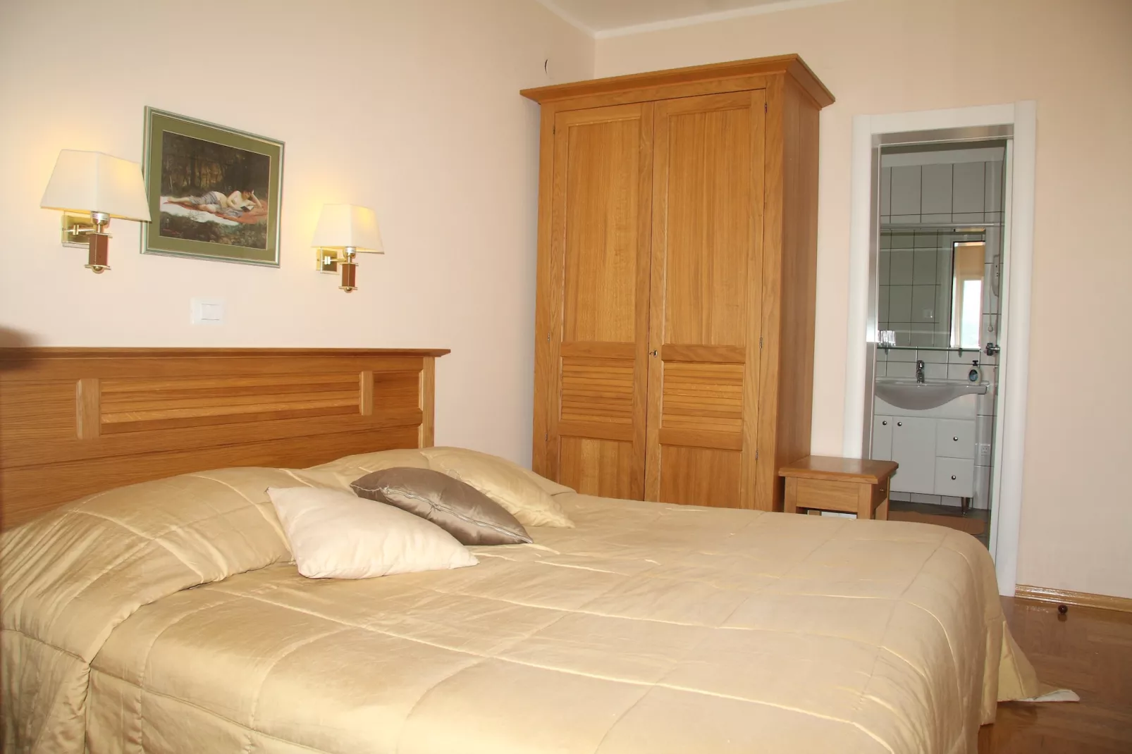 Villa Alegria Cavtat - Two Bedroom Apartment with Balcony and Sea View (Apartment B)-Slaapkamer