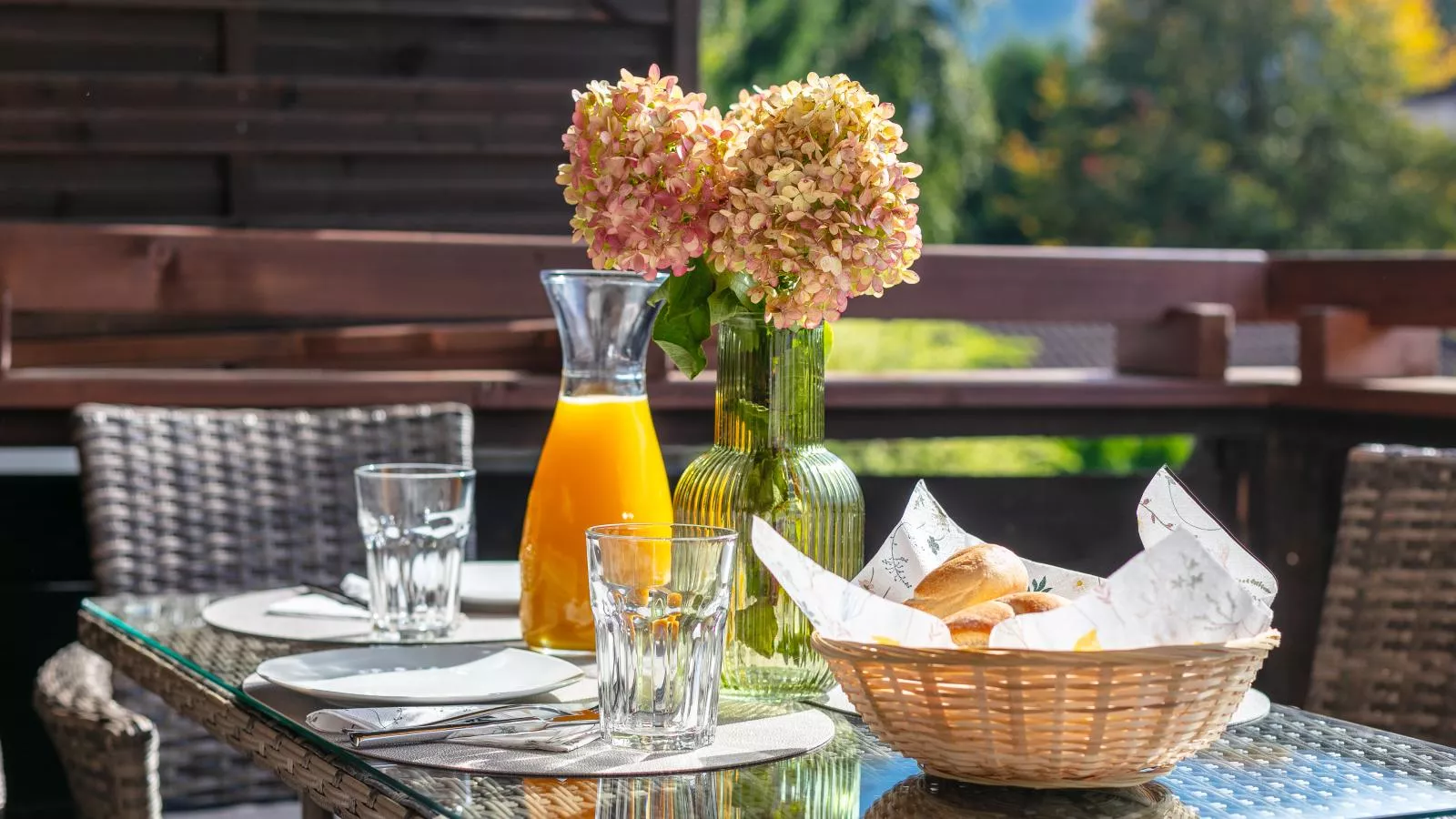 Binderhäusel am Berglift-Terrasbalkon