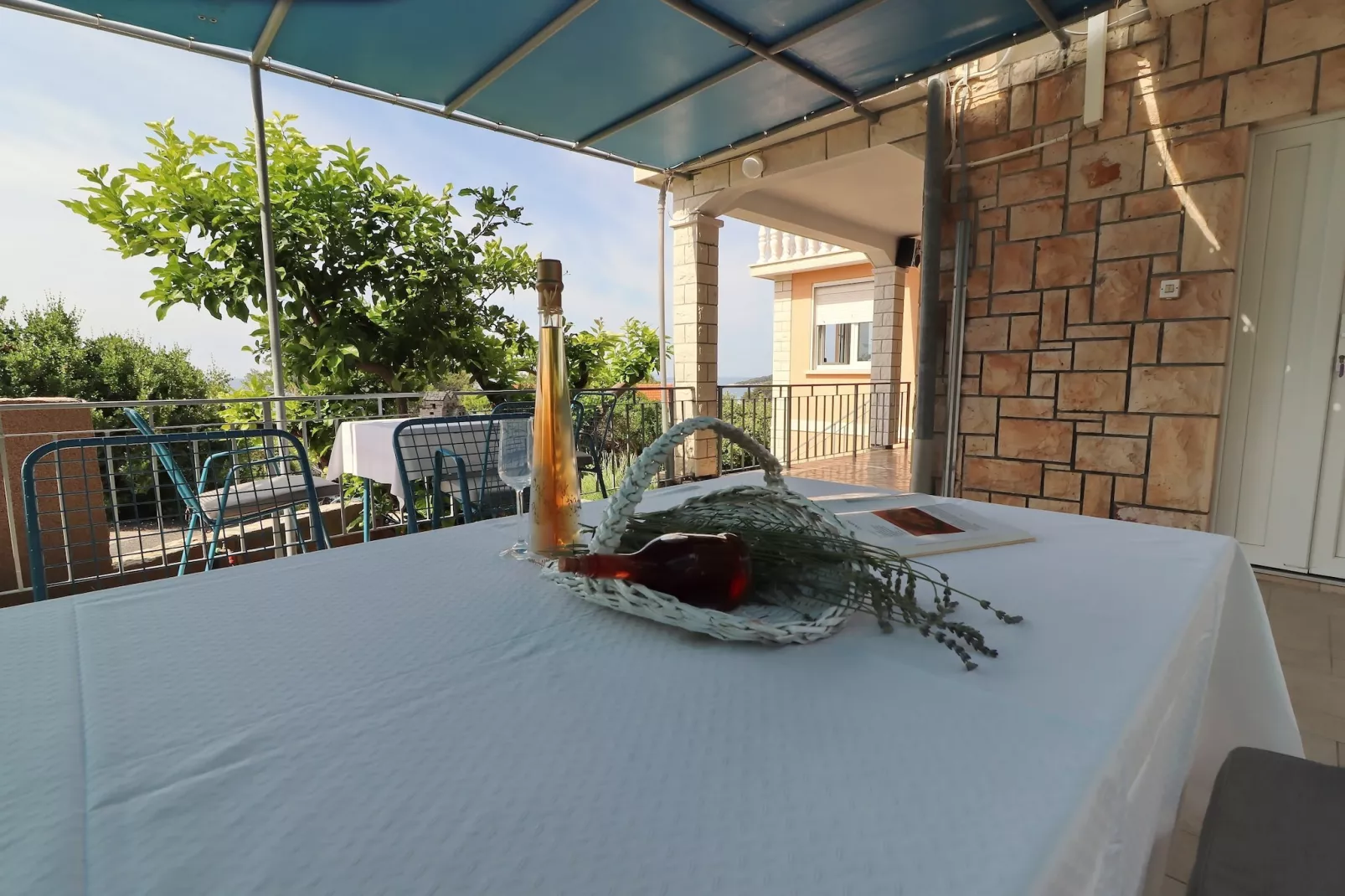 Apartments Villa Marijana - Standard One Bedroom Apartment with Terrace and Garden View (Marijana 4)-Terras