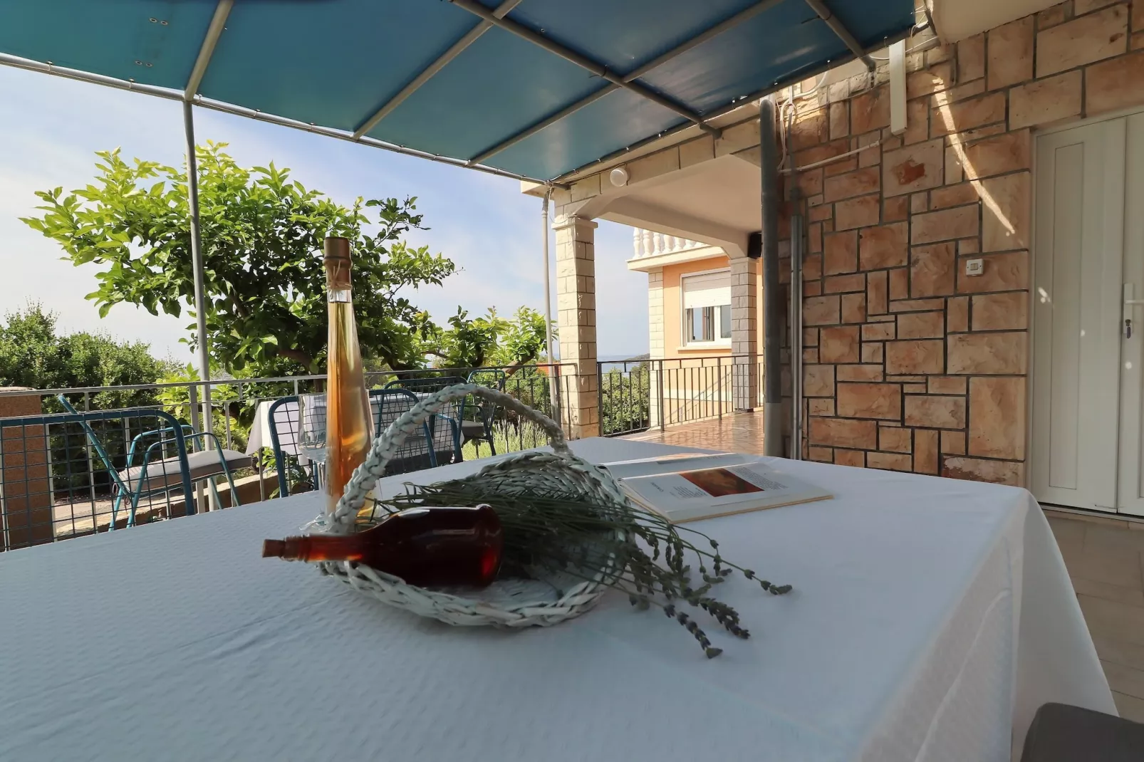 Apartments Villa Marijana - Standard One Bedroom Apartment with Terrace and Garden View (Marijana 4)-Terras