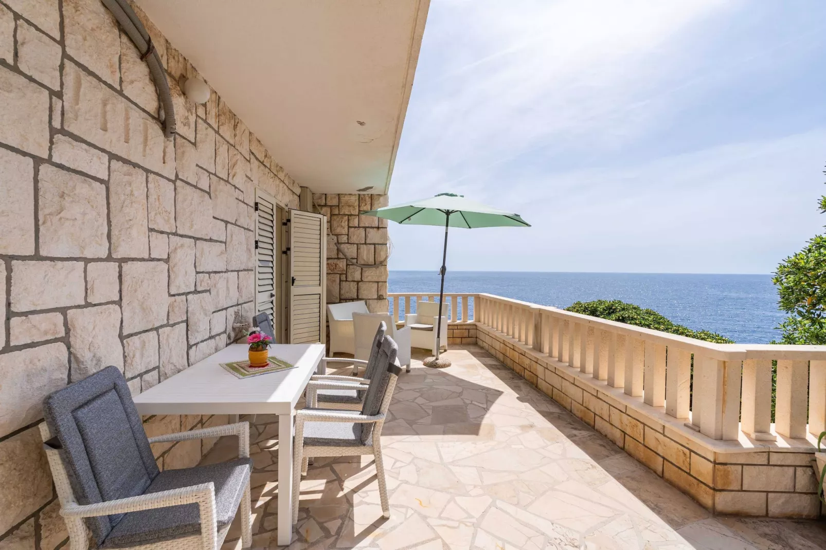 Apartment Begovica - Two Bedroom Apartment with Terrace and Sea View-Terras