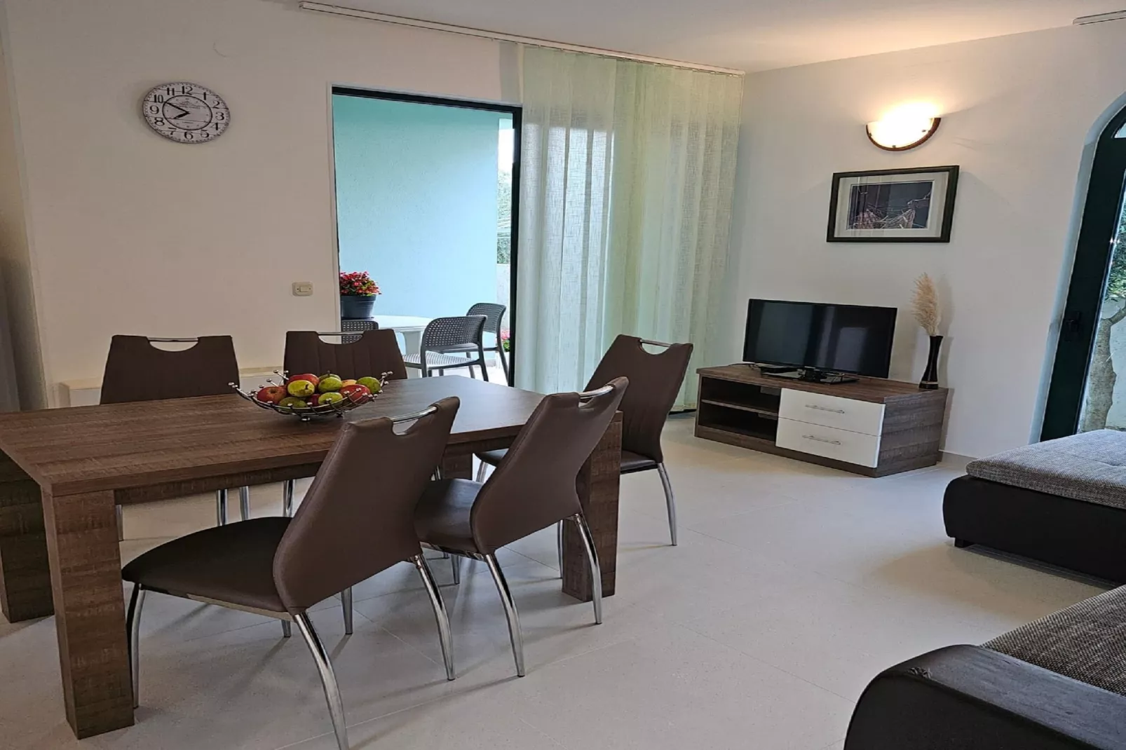 Apartments Mlikota - Two Bedroom Apartment with Terrace - A2 59671-Woonkamer