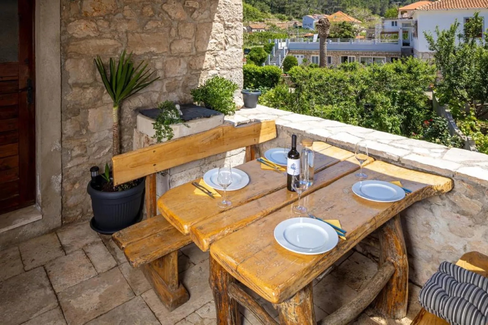 Apartments Vela Stiniva - Two Bedroom Apartment with Terrace and Sea View - A1 (67633)-Terras