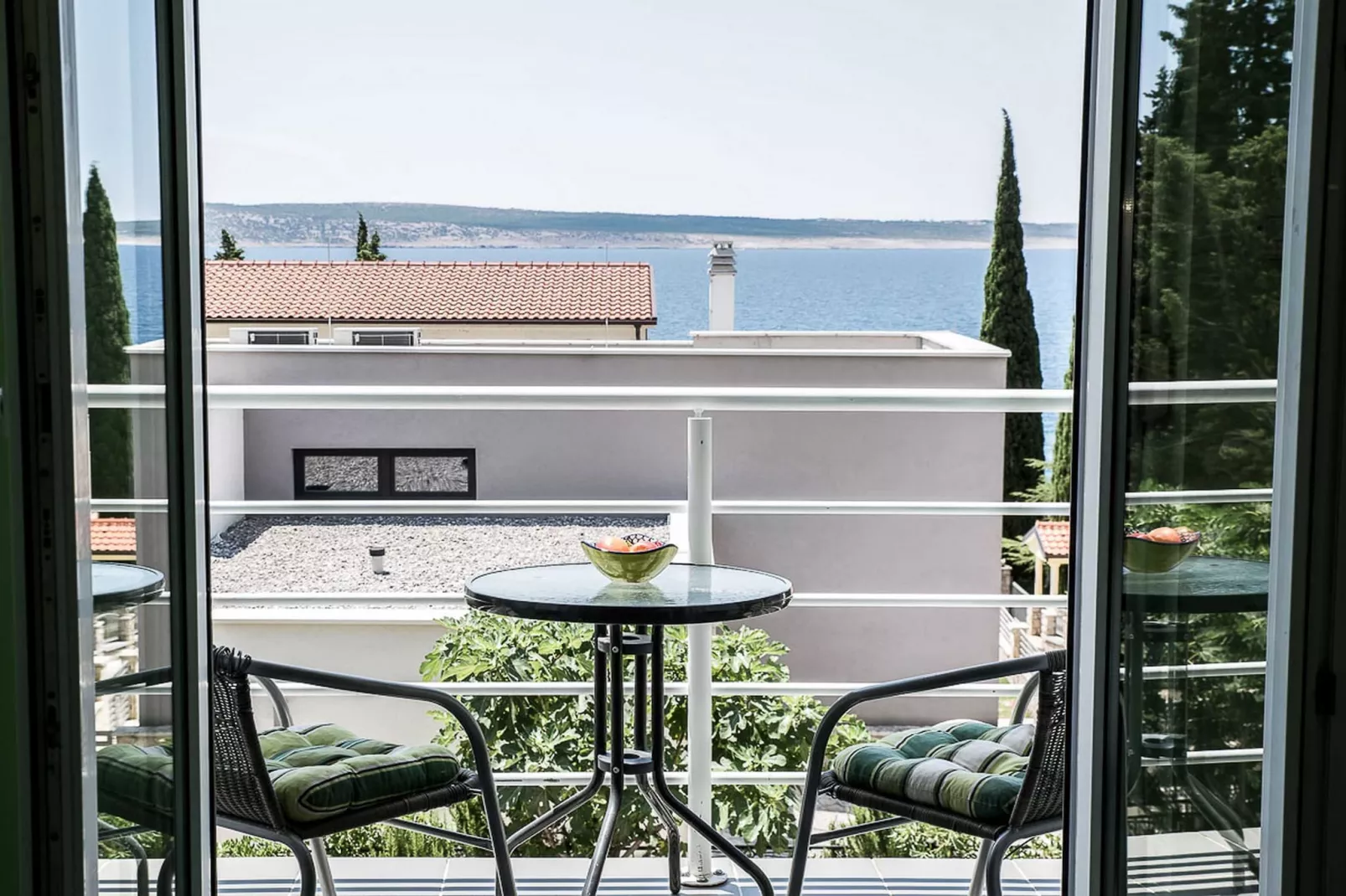 Apartments Smokvica - One Bedroom Apartment with Balcony with Sea View (Apartment 1)-Terrasbalkon