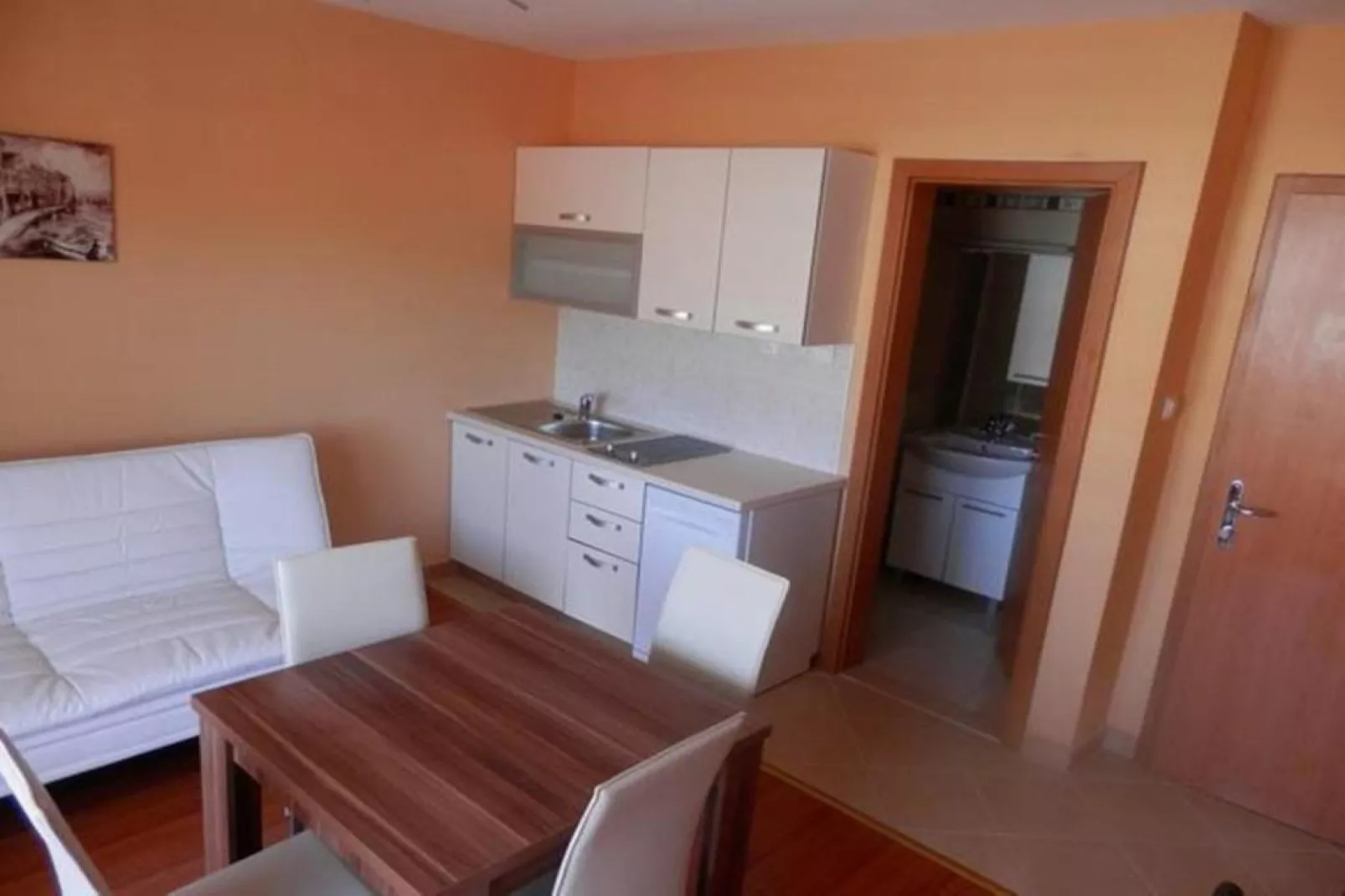 Apartments St Rialto - One Bedroom Apartment with Balcony and Sea View (A5)-Keuken