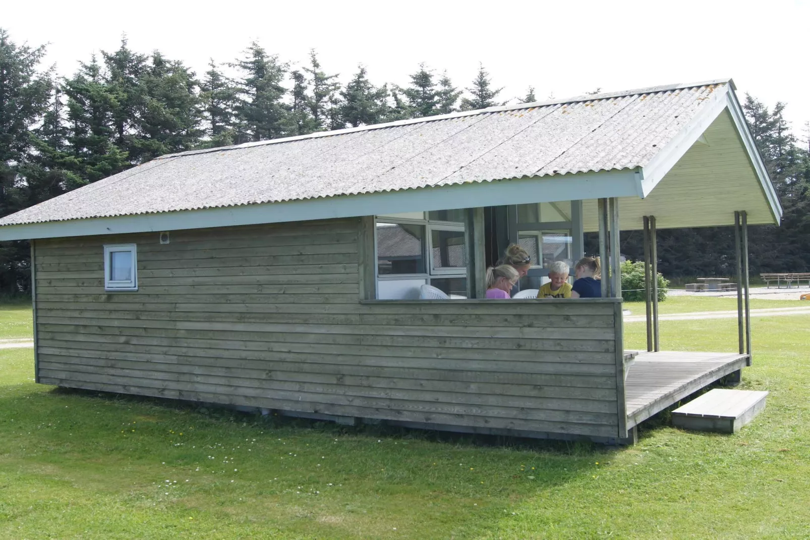 Vakantiehuis met hut-Buitenlucht