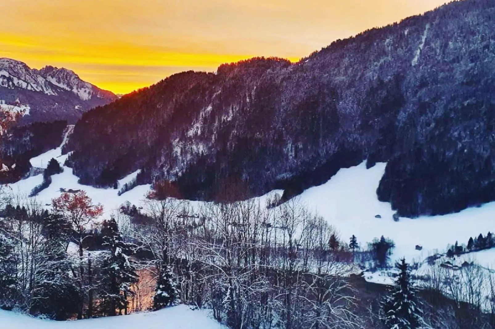 Heidi Chalet-Gebied winter 5km