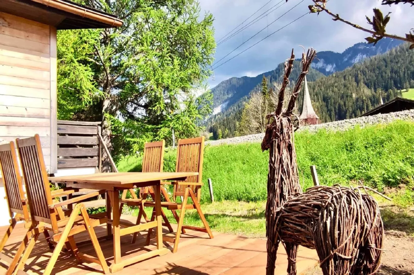 Le Petite Chalet-Tuinen zomer