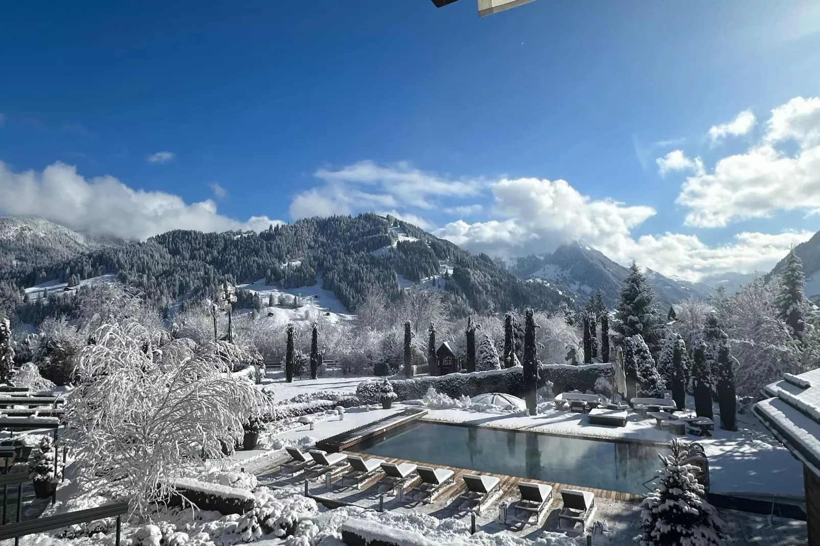 Luxurious Alpine Flat With Hotel Amenities-Exterieur winter