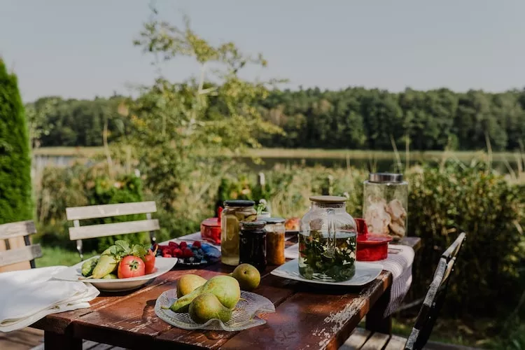 Dom nad jeziorem Klępnica-Terrasbalkon