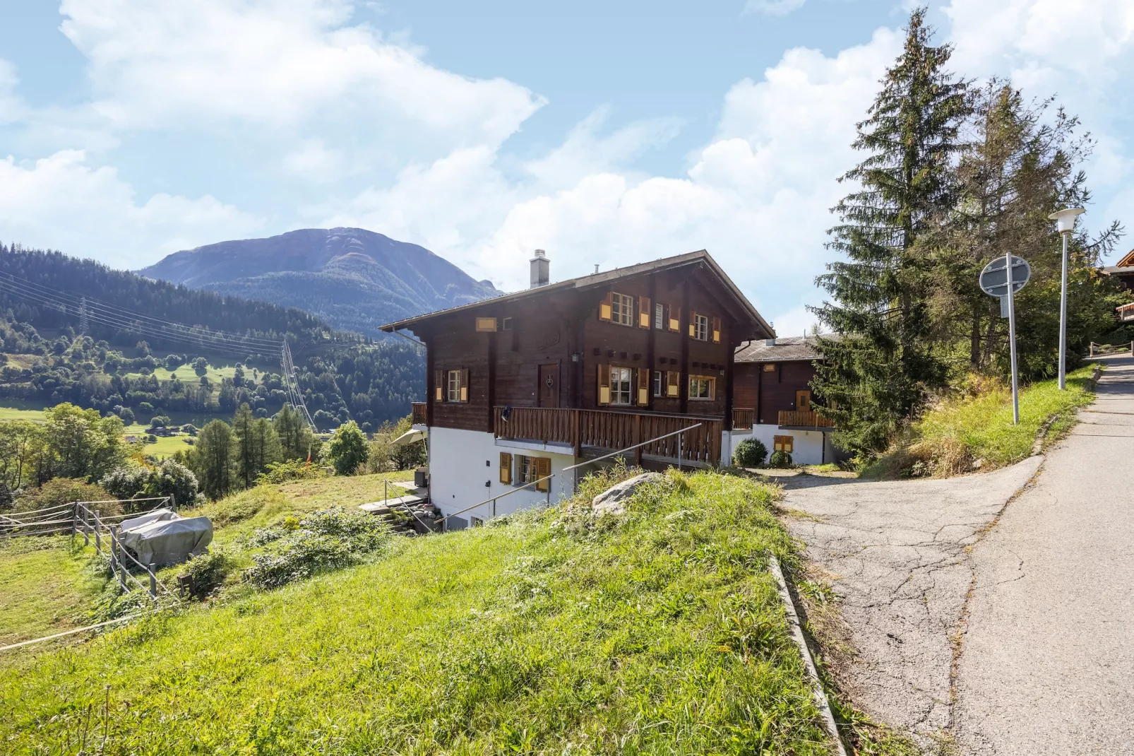 Chalet Verrel - boven-Tuinen zomer