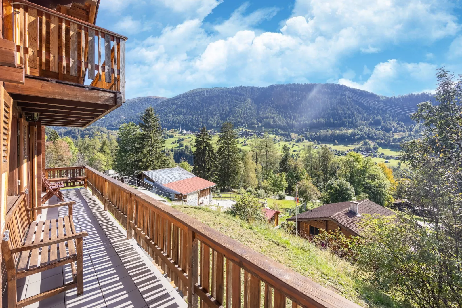 Chalet Verrel - boven-Gebieden zomer 1km