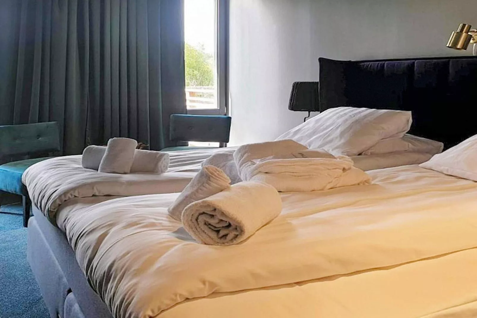 Kamer in een hotel met gratis ontbijt-Binnen