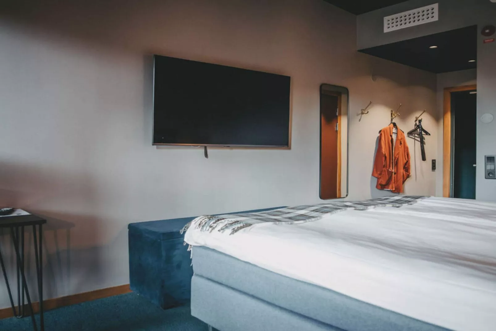 Kamer in een hotel met gratis ontbijt-Binnen