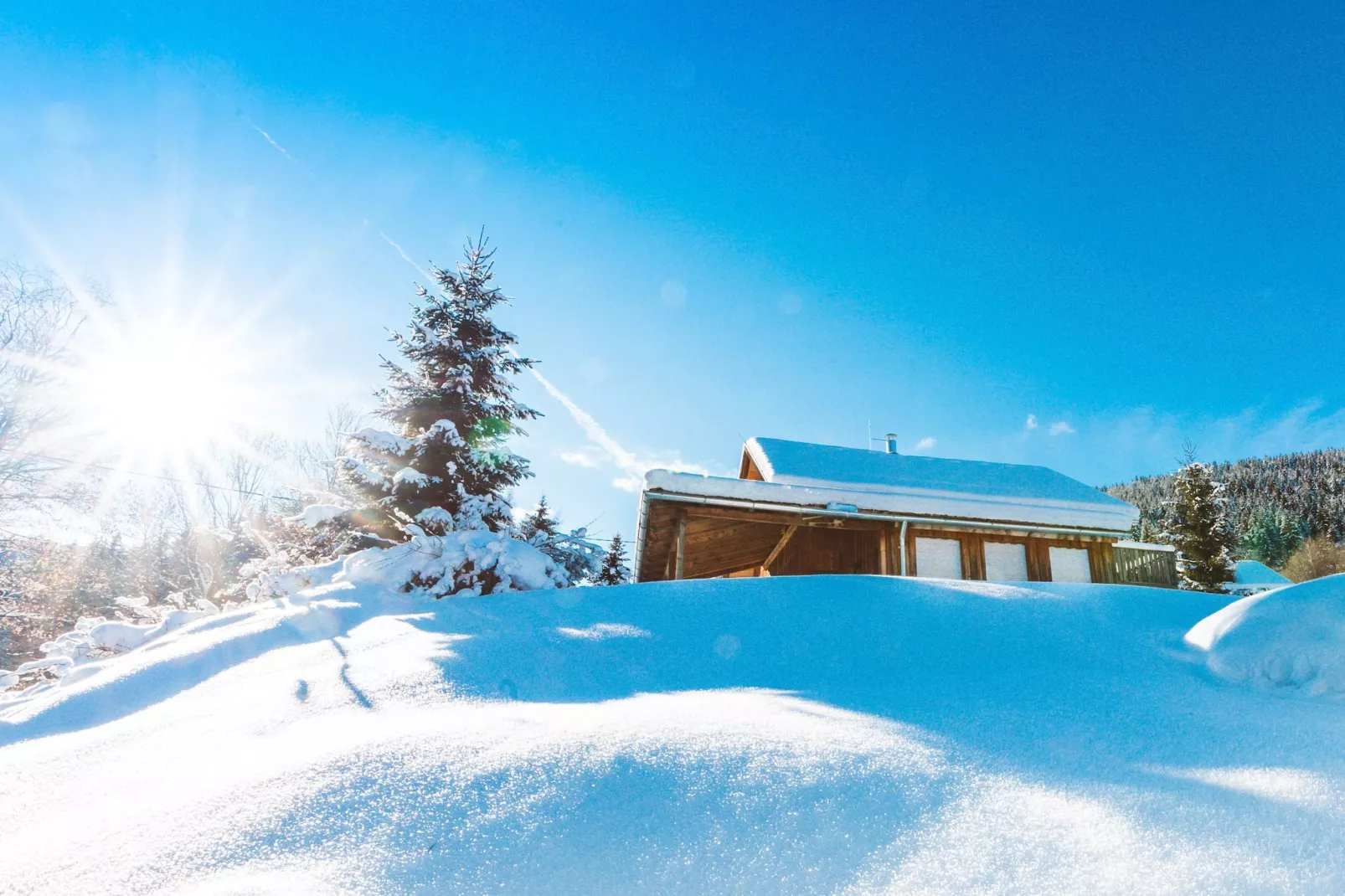 Almdorf Stadl 124-Tuin winter