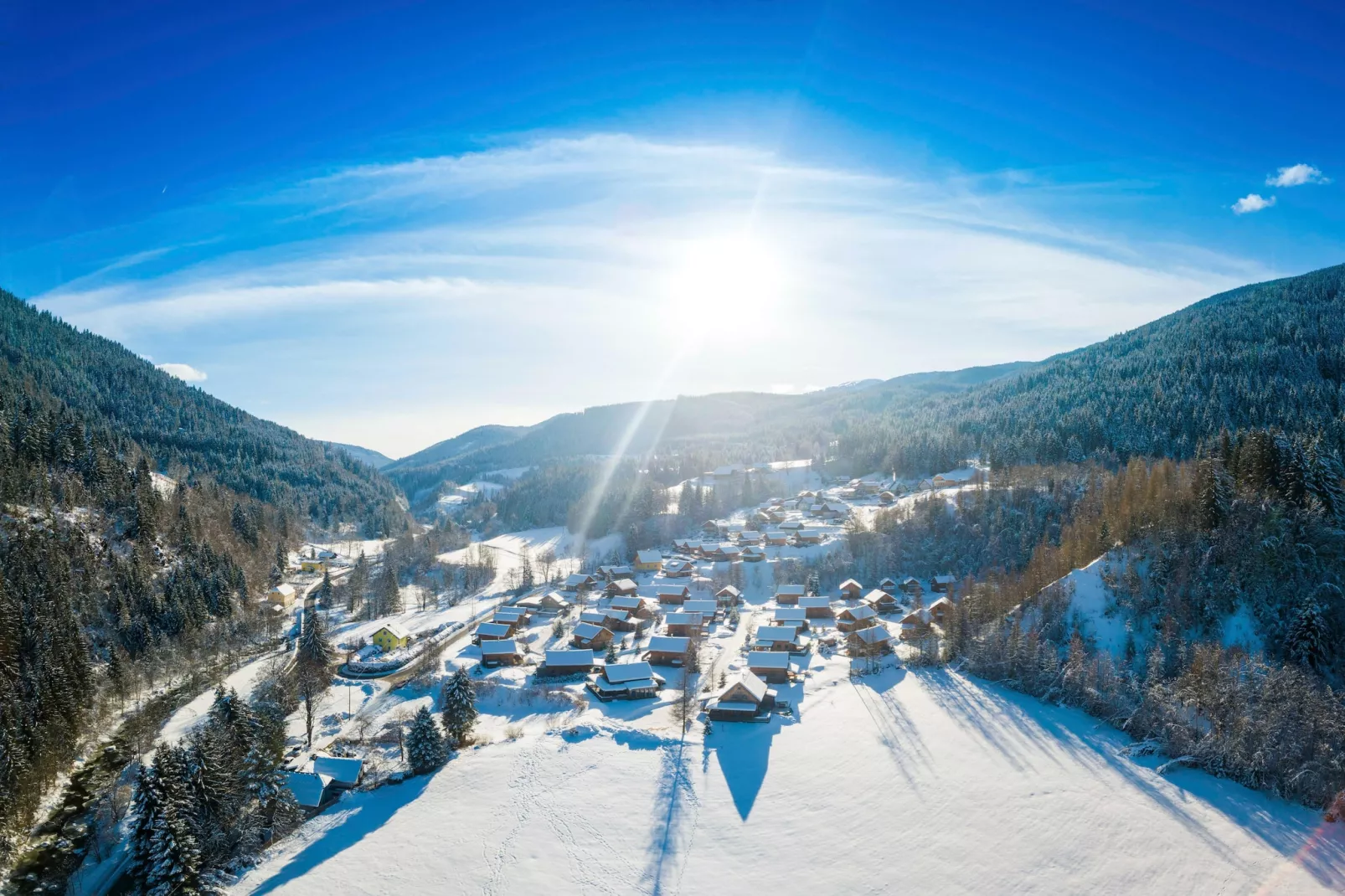 Almdorf Stadl 124-Gebied winter 5km