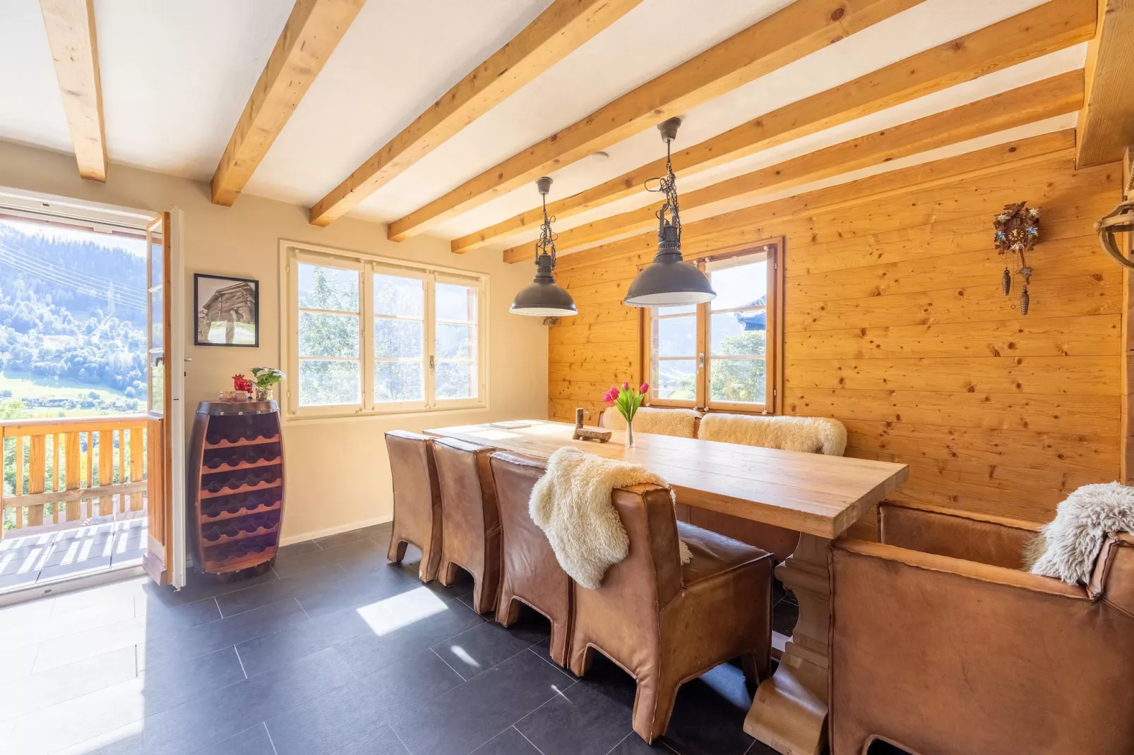 Chalet Verrel - beneden-Eetkamer