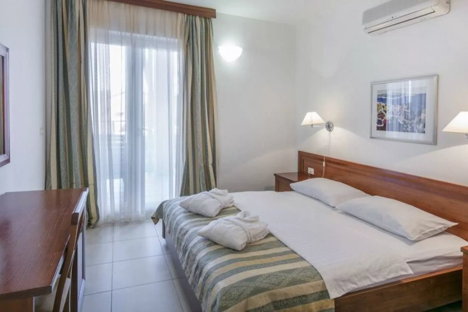 Apartments Punta, Veli Losinj-2-Raum-App., A1 (2+1), ca. 37 qm, für 3 Pers.-Slaapkamer