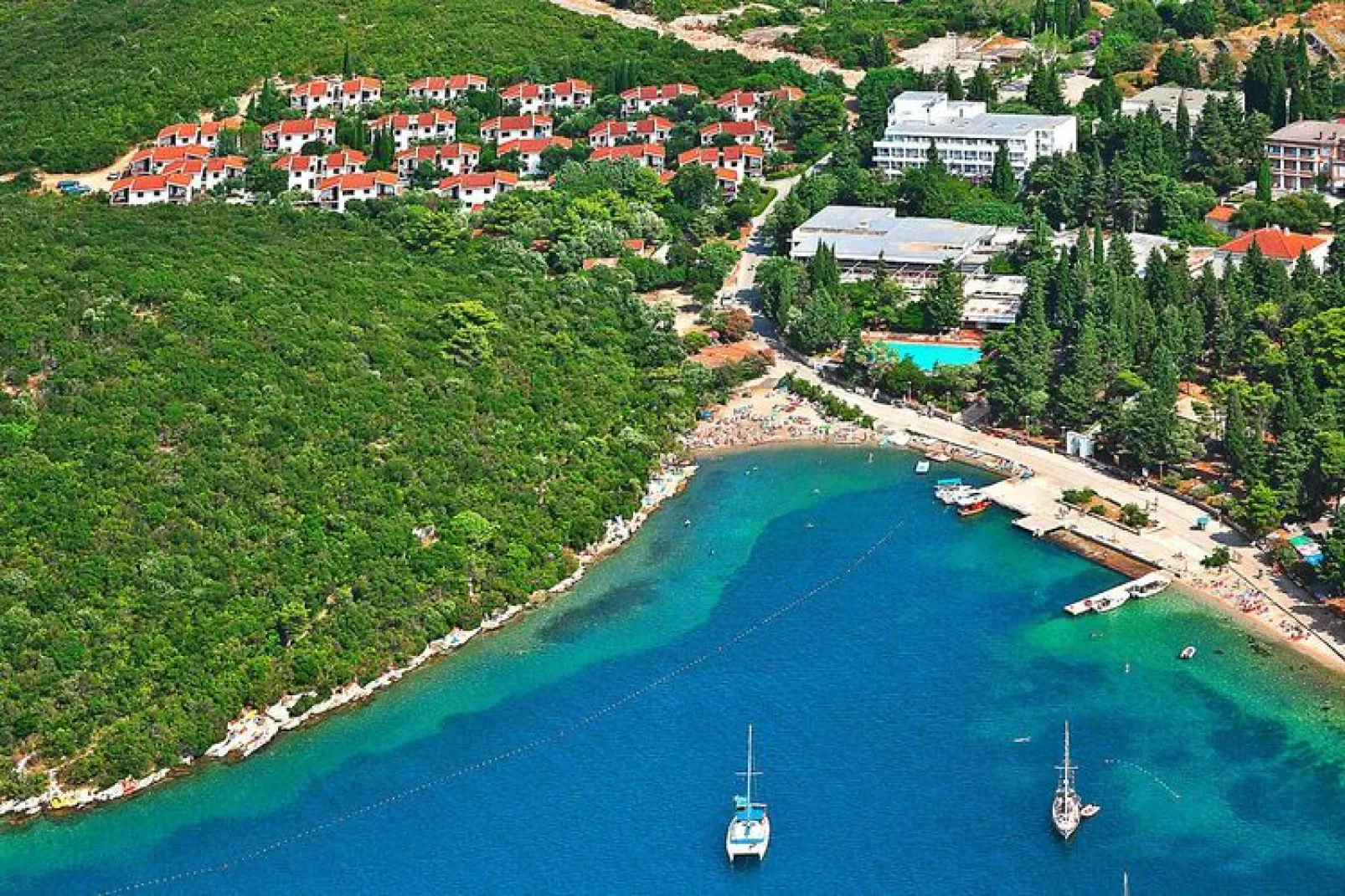 Apartments Aminess Port 9 Residence Korcula-Type C Navis-Zwembad