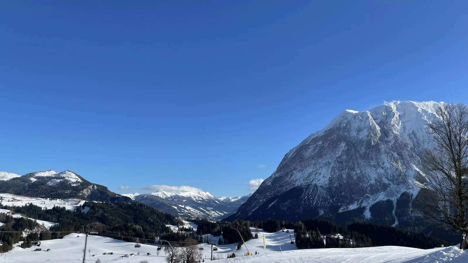 Holzchalet Tauplitz-Gebied winter 5km