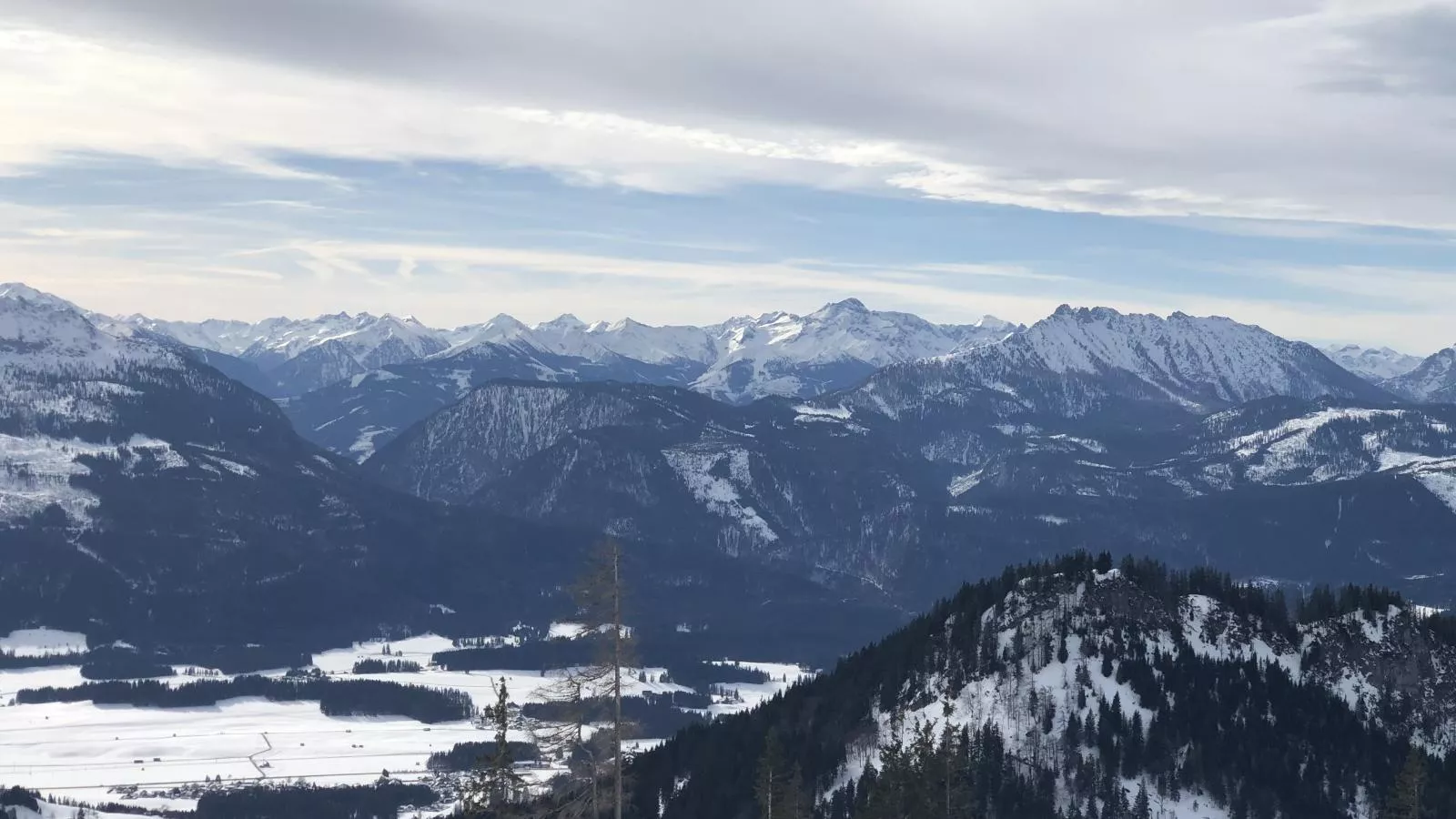 Holzchalet Tauplitz-Gebied winter 5km