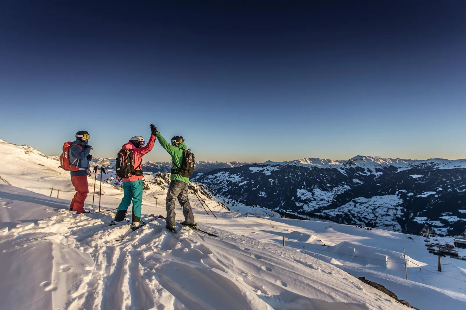 Ferienhaus Alpen Apart - 6 Personen-Gebied winter 5km