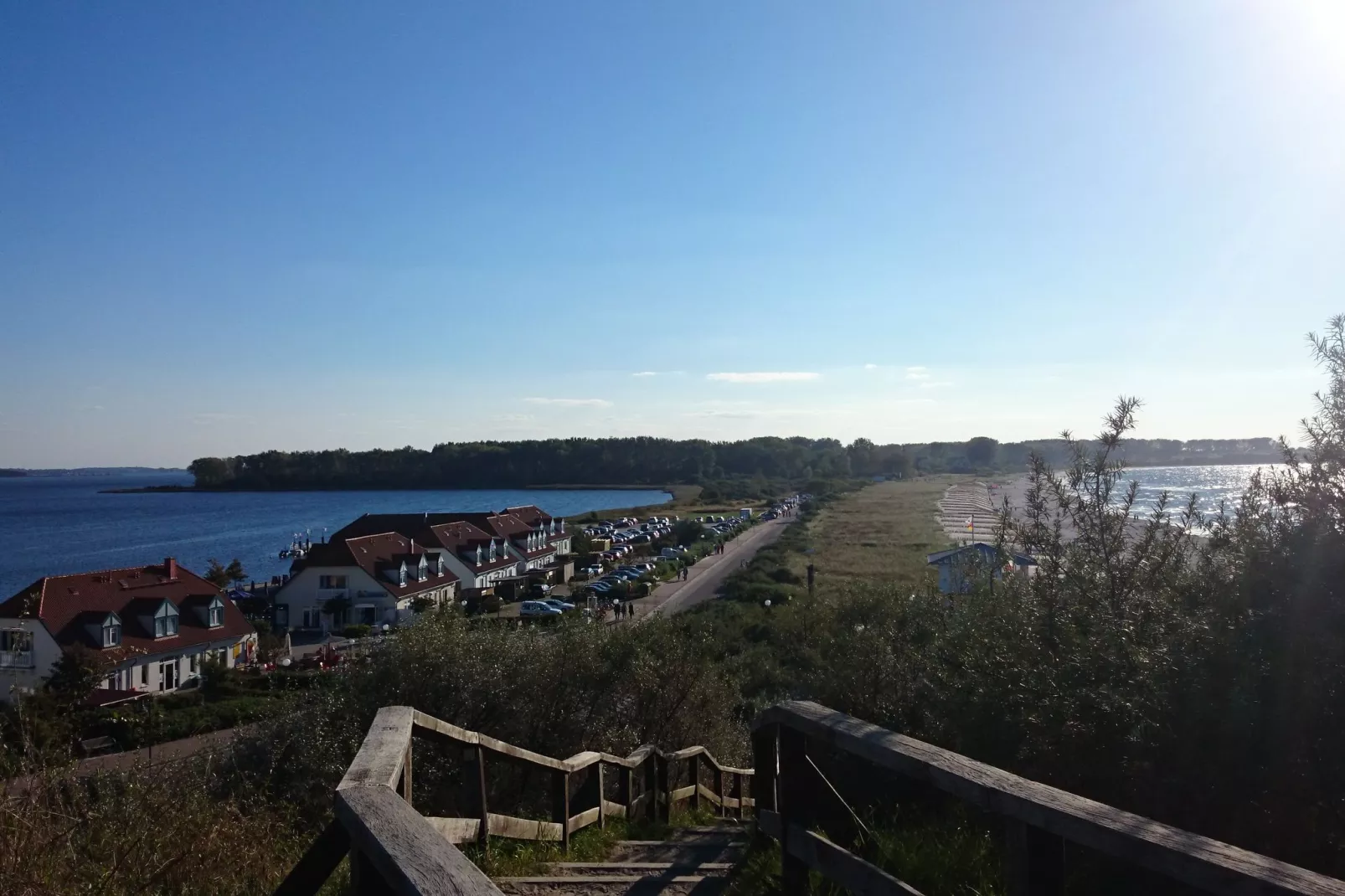 Am Strand-Gebieden zomer 1km