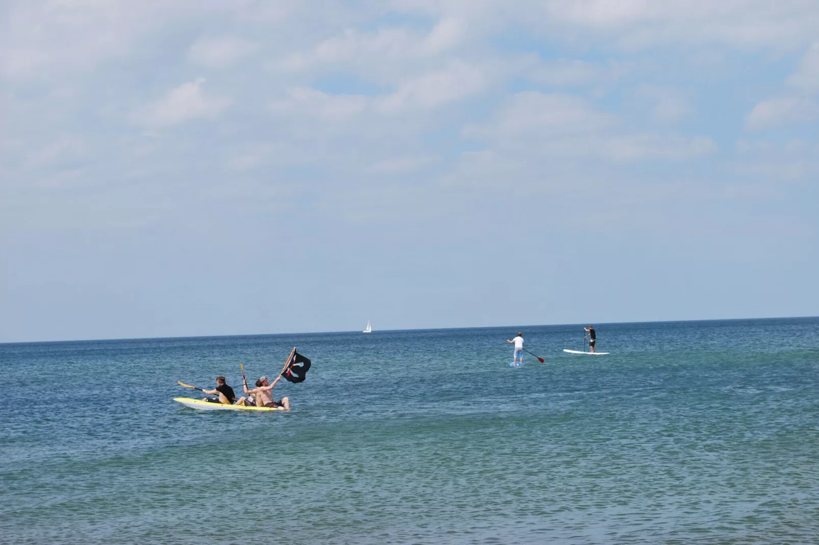 Am Strand-Gebieden zomer 1km