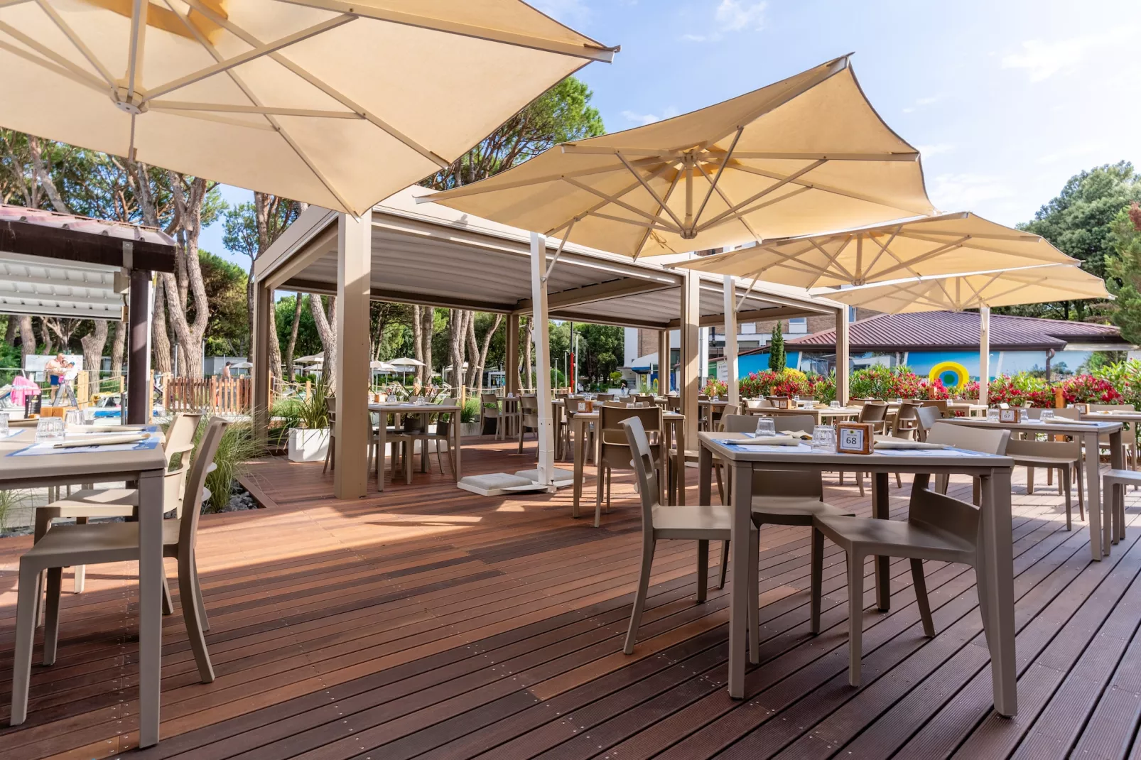 Jesolo Mare Family Village Lido di Jesolo - Chalet Comfort 6 pax-Parkfaciliteiten