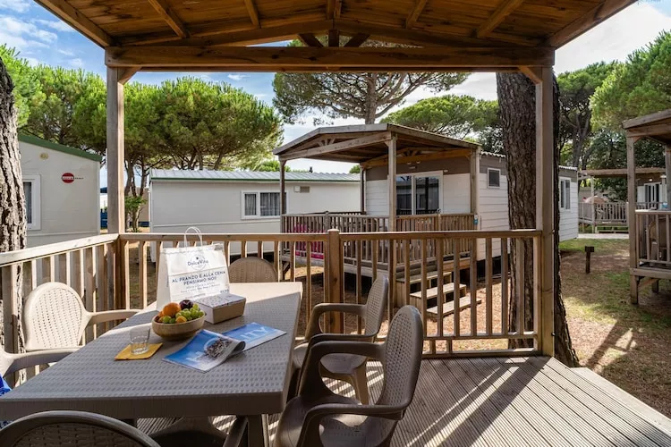 Jesolo Mare Family Village Lido di Jesolo - Lodge Comfort Dog 3 pax-Terrasbalkon