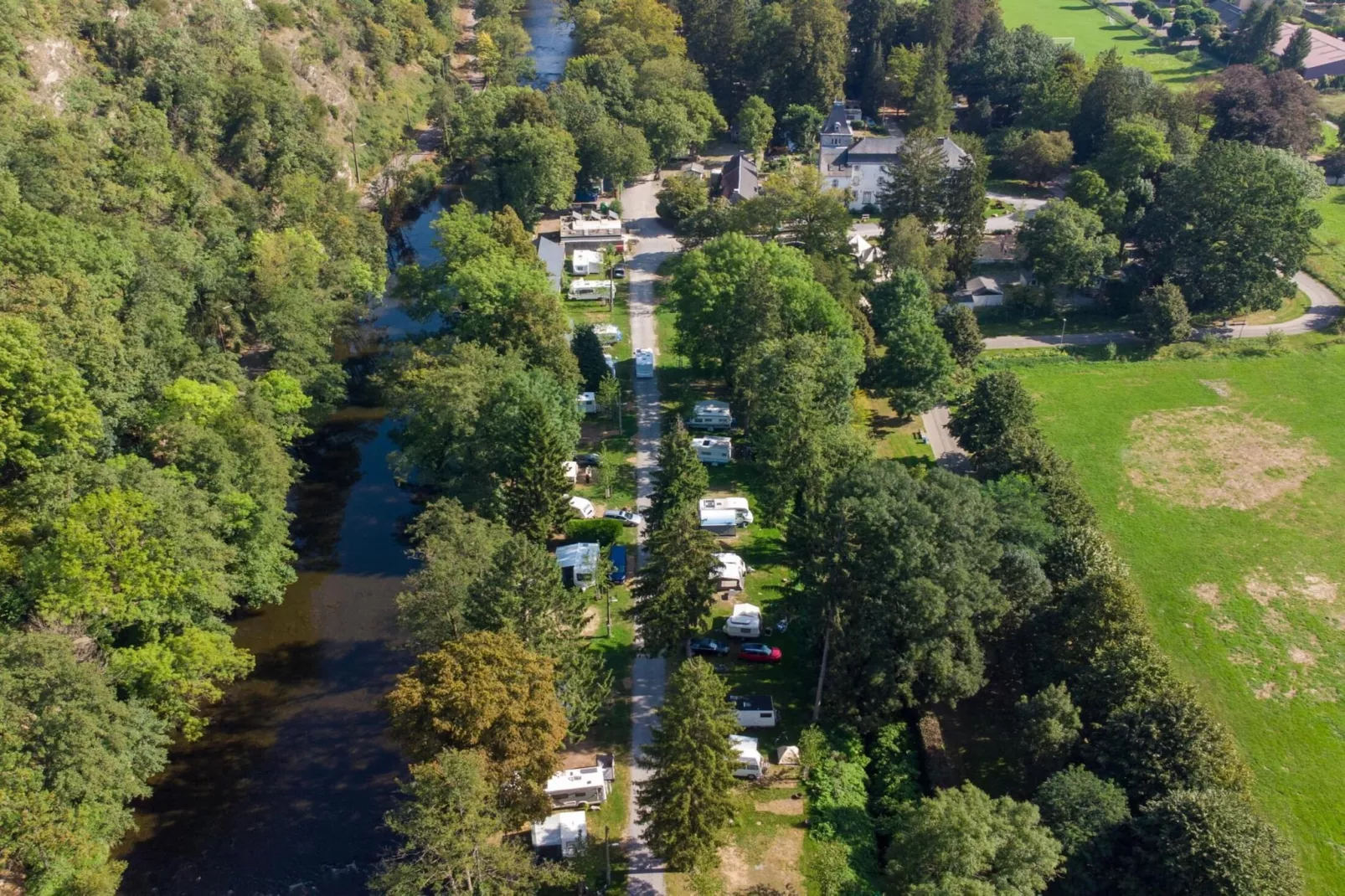 Studio voor twee Domaine Château Dieupart-Gebieden zomer 1km