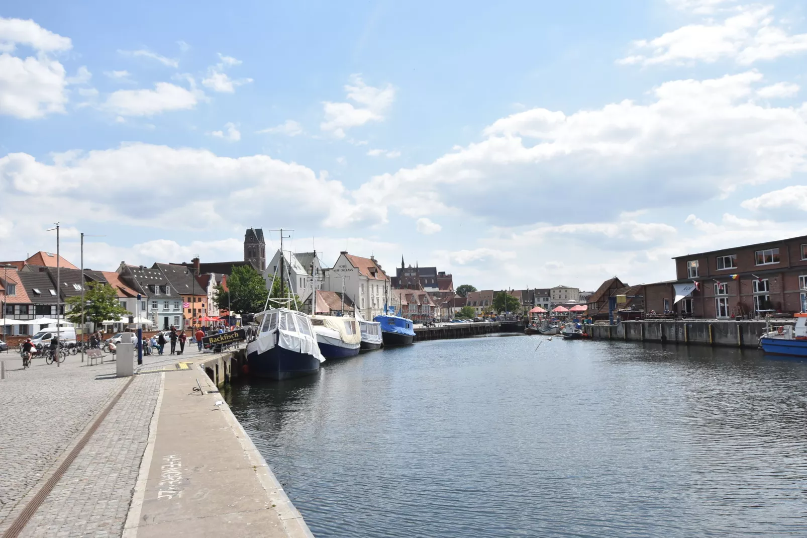 Schifferhus Hafen-Uitzicht zomer