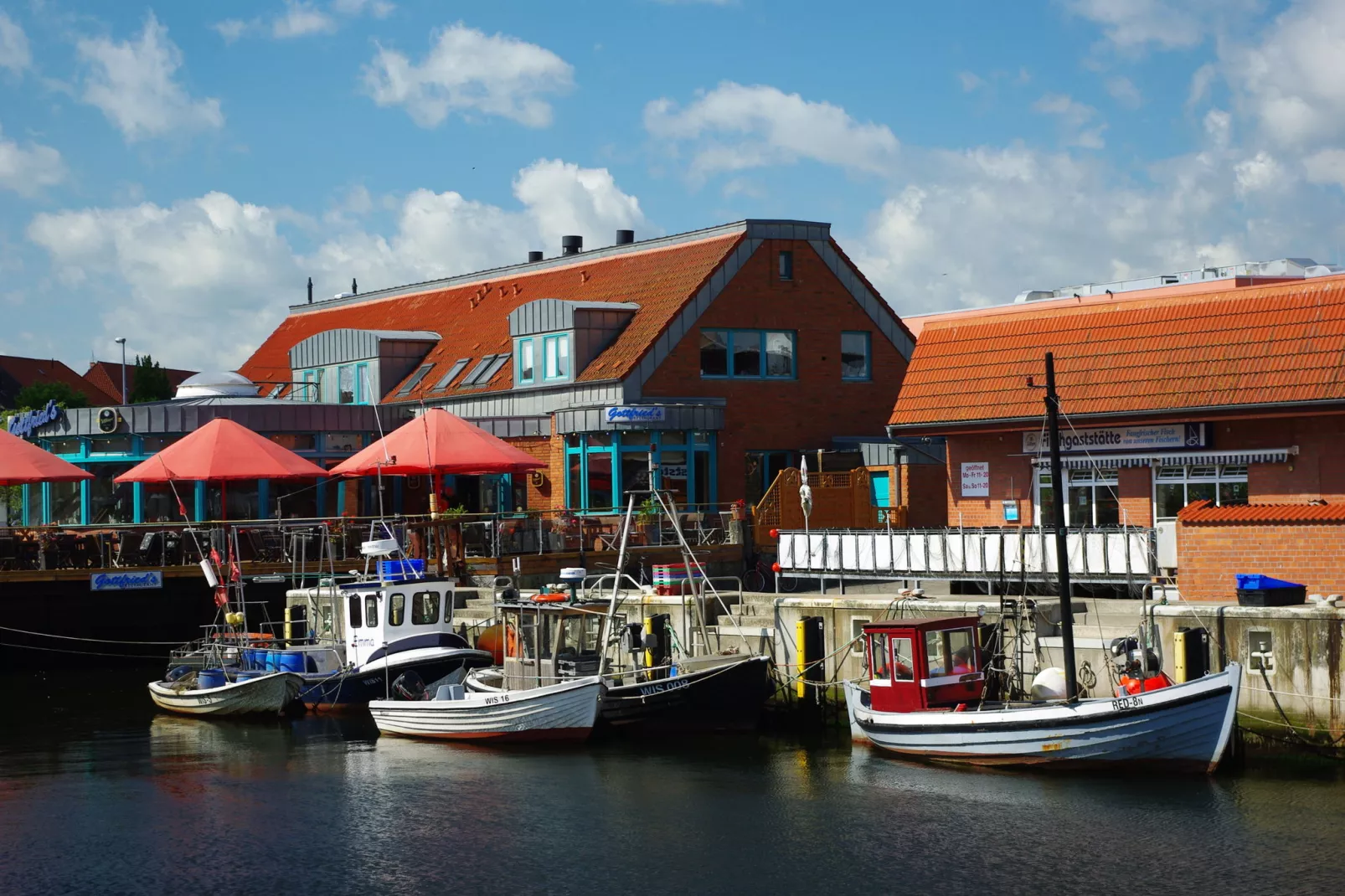 Schifferhus Hafen-Gebieden zomer 1km