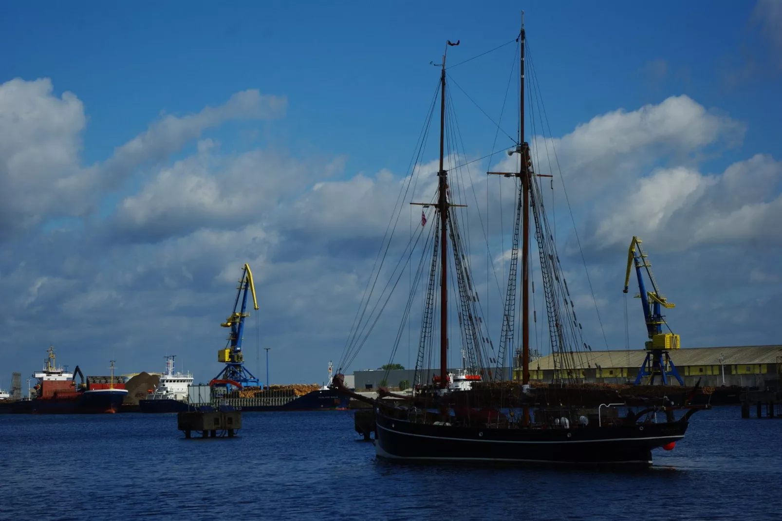 Schifferhus Hafen-Gebieden zomer 5km