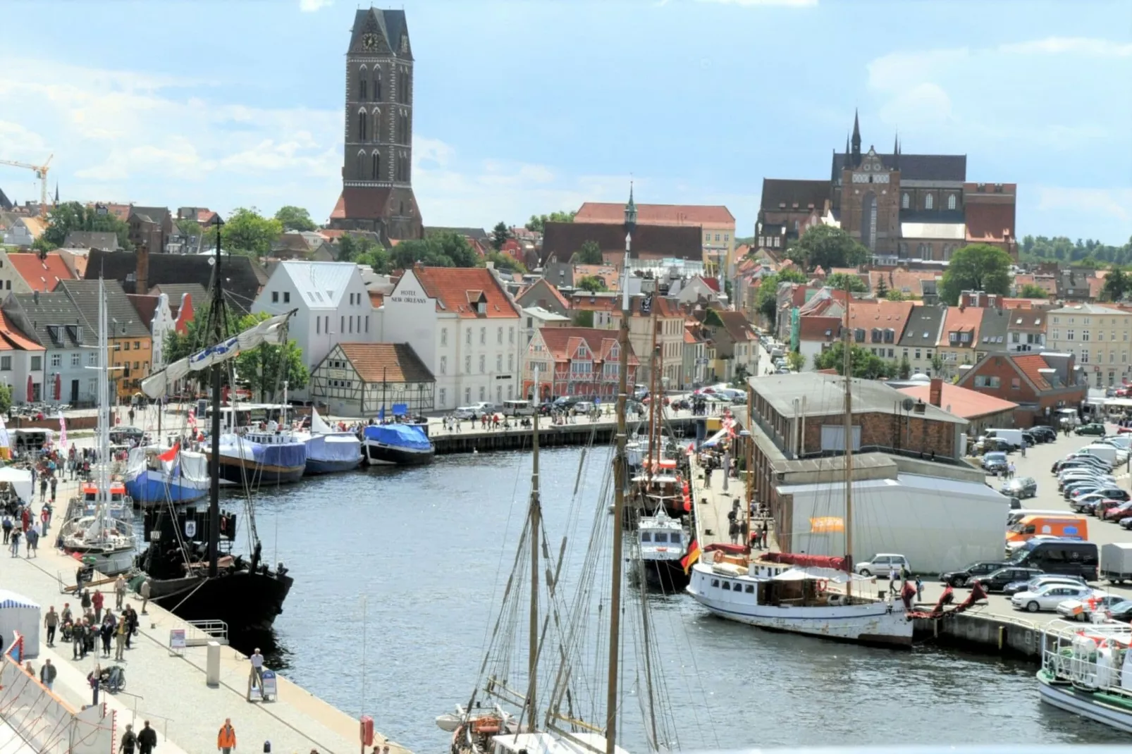 City-Hafenwohnung 5-Uitzicht zomer