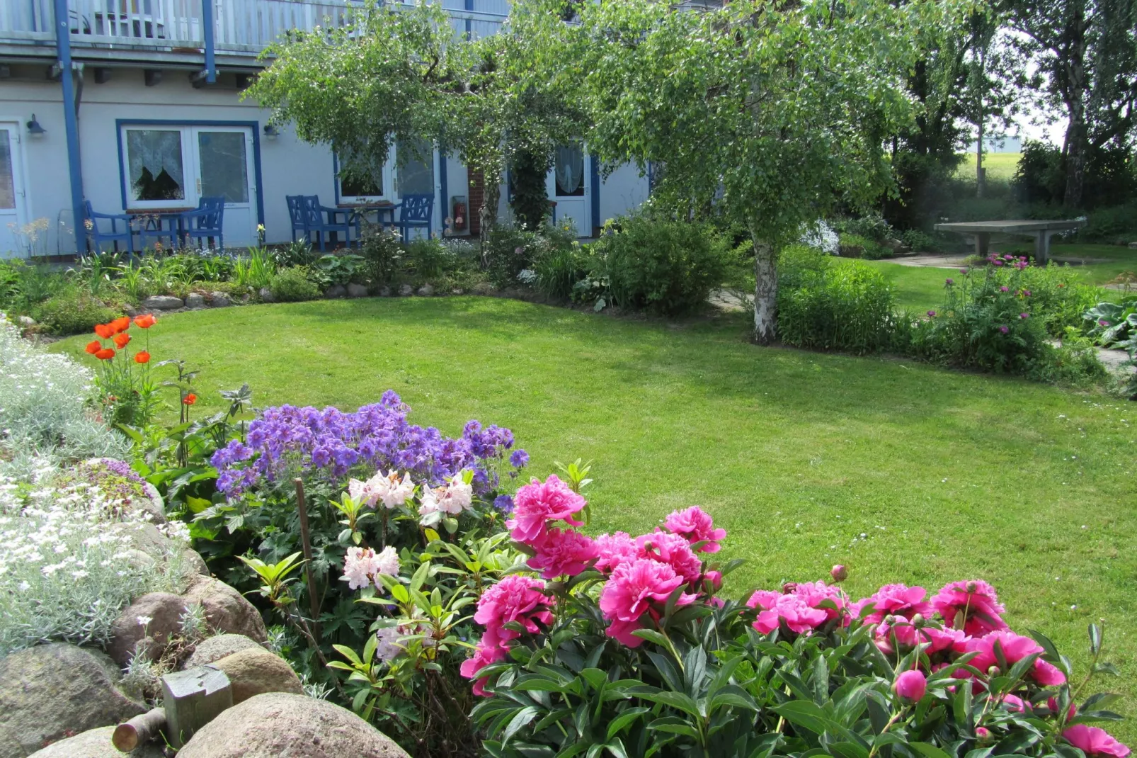 Terrassenwohnung 1-Tuinen zomer