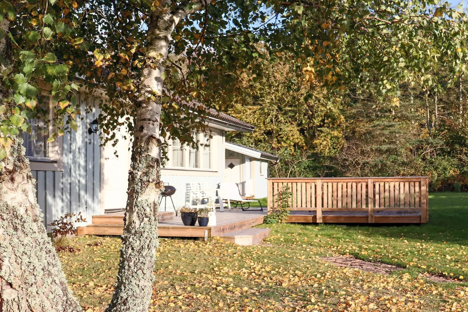 Charmant vakantiehuis met terras-Buitenlucht