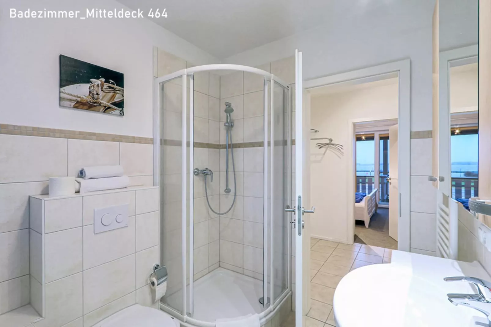 Mitteldeck 464-Badkamer