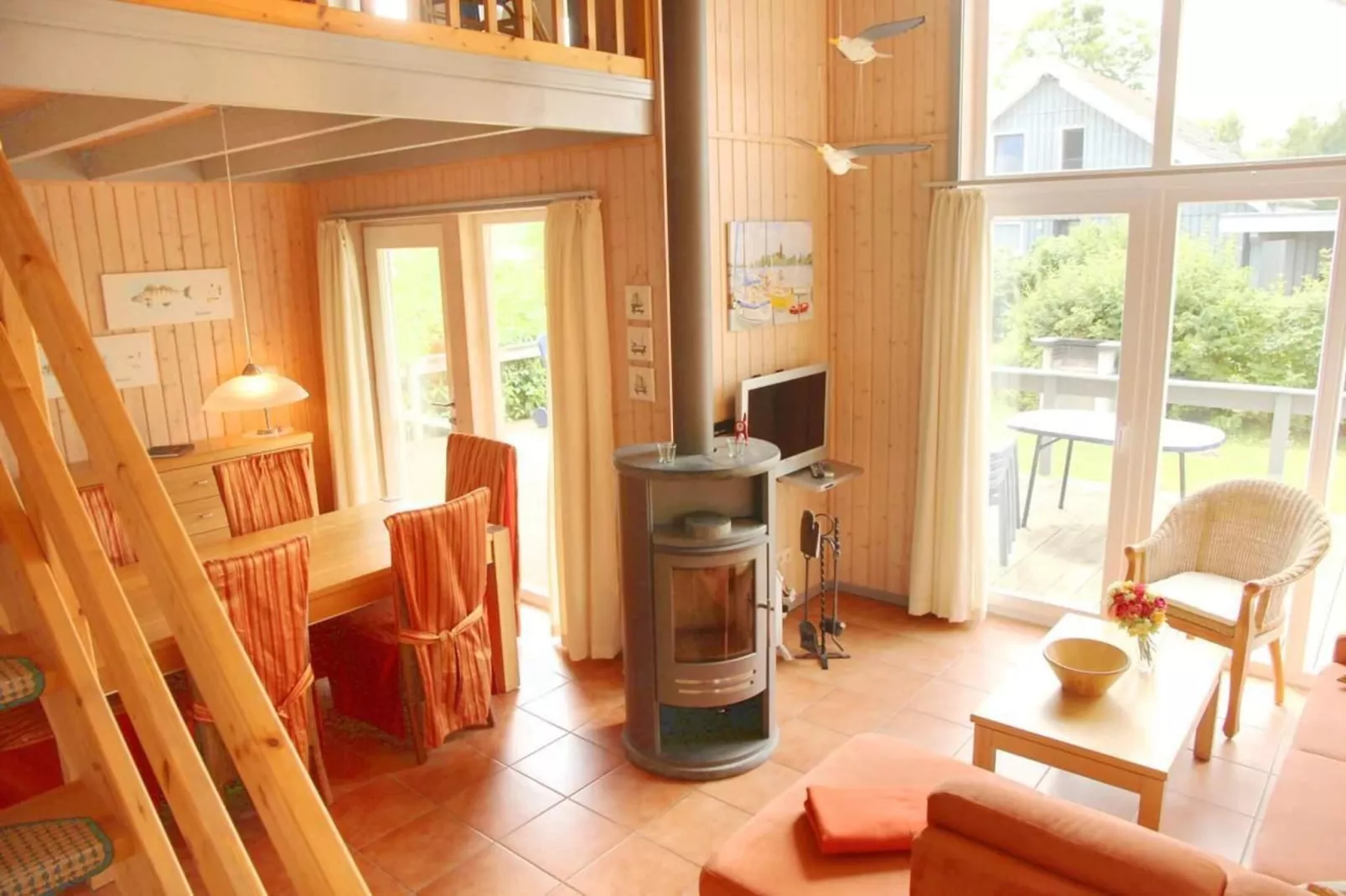 Ferienhaus Seeschwalbe-Classic 90 qm 96-Woonkamer