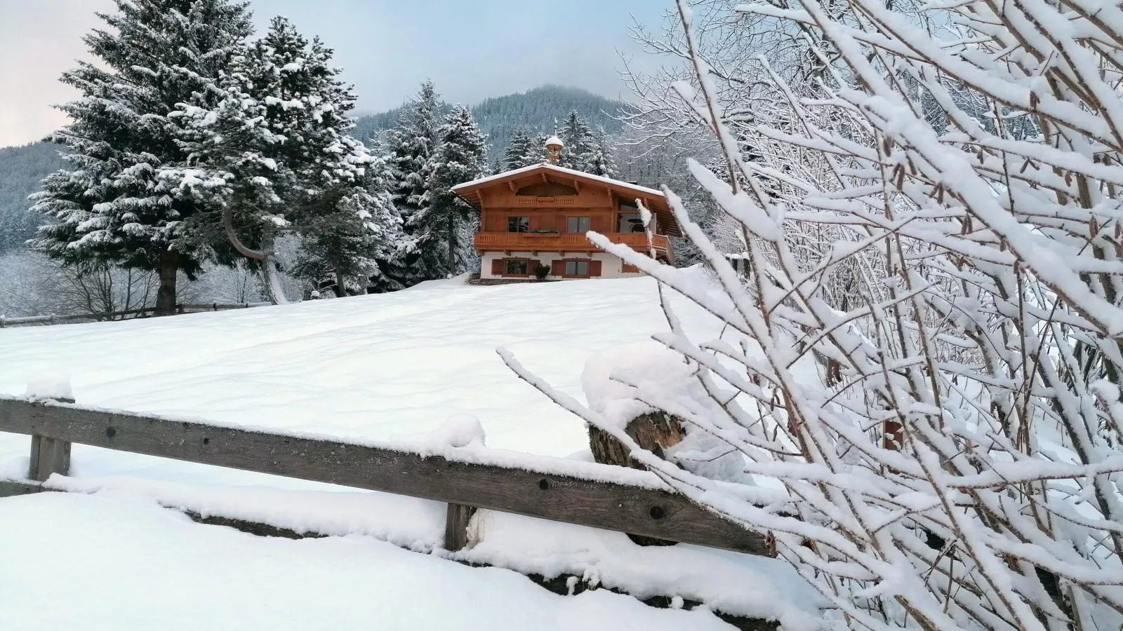 Hütte zum Dillental-Exterieur winter