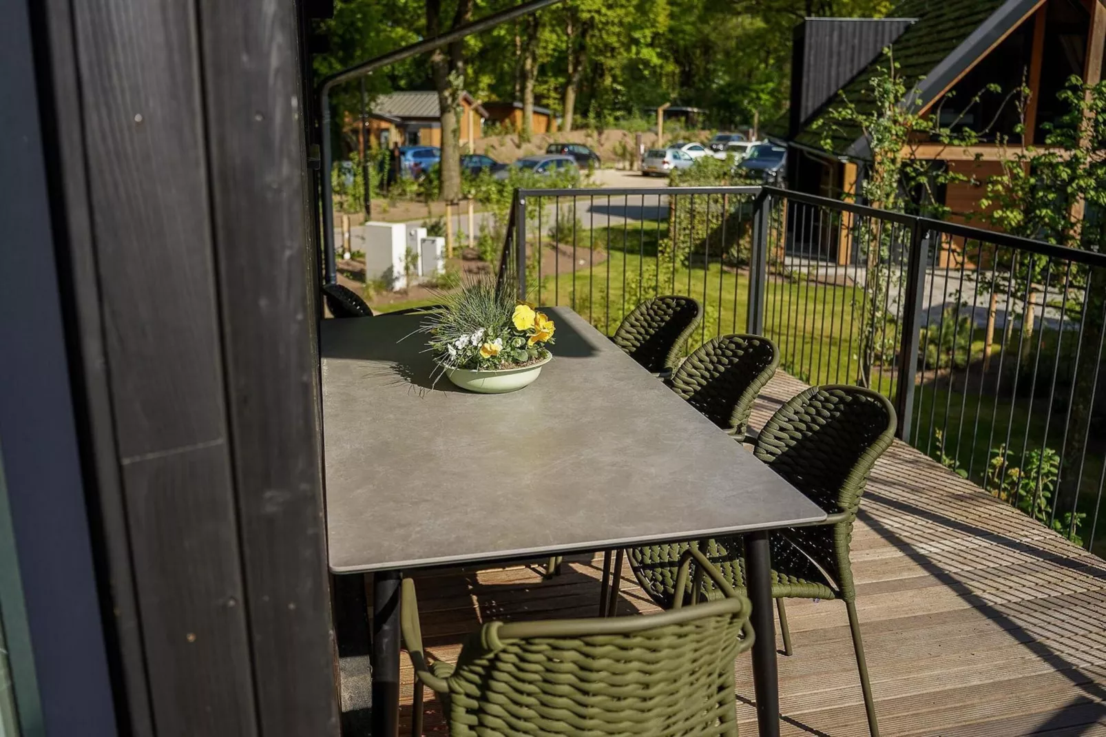 Natuur Villa  4 personen-Terrasbalkon