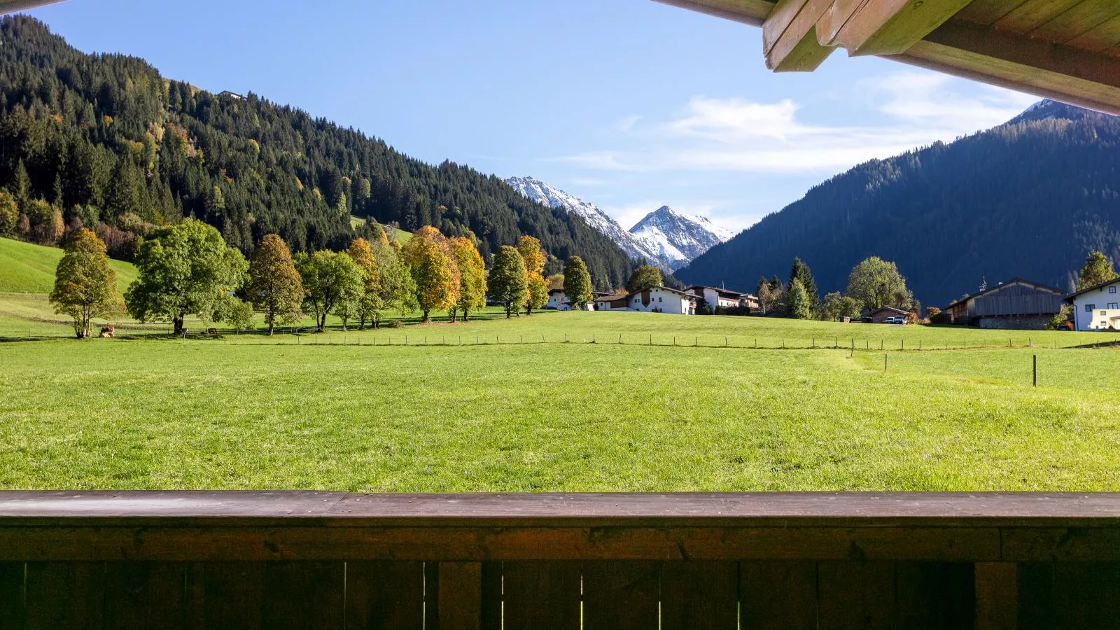 Chalet Rettensteinblick-Uitzicht zomer